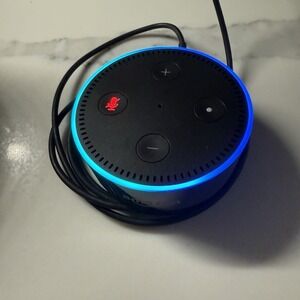 Amazon Echo Dot 2nd Gen Wireless Speaker – Model RSO3QR (Black) w/ Power Cord